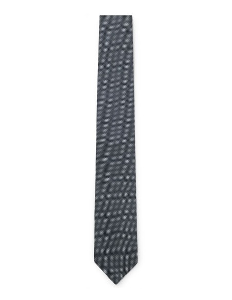 PURE-SILK TIE WITH MICRO PATTERN