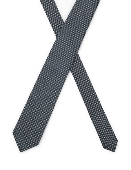 PURE-SILK TIE WITH MICRO PATTERN