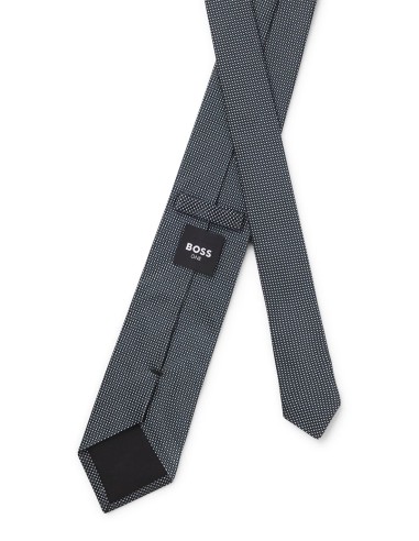 PURE-SILK TIE WITH MICRO PATTERN