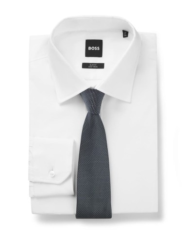 PURE-SILK TIE WITH MICRO PATTERN