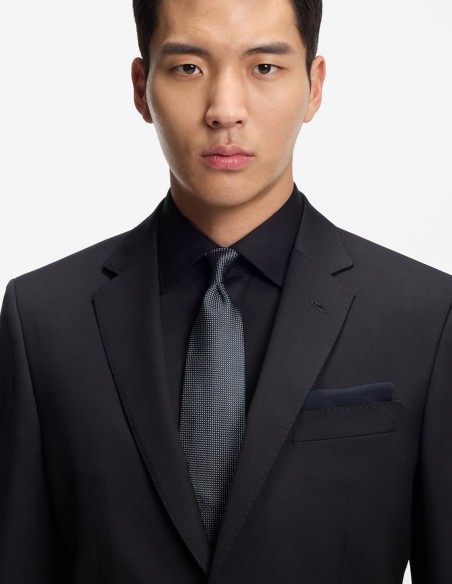 PURE-SILK TIE WITH MICRO PATTERN