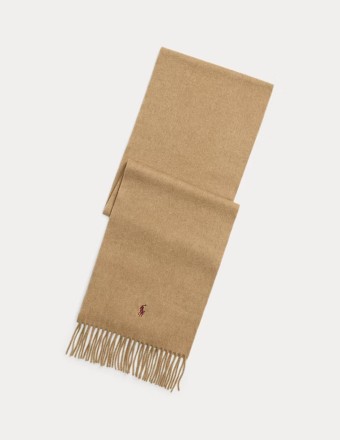 FRINGED CASHMERE SCARF
