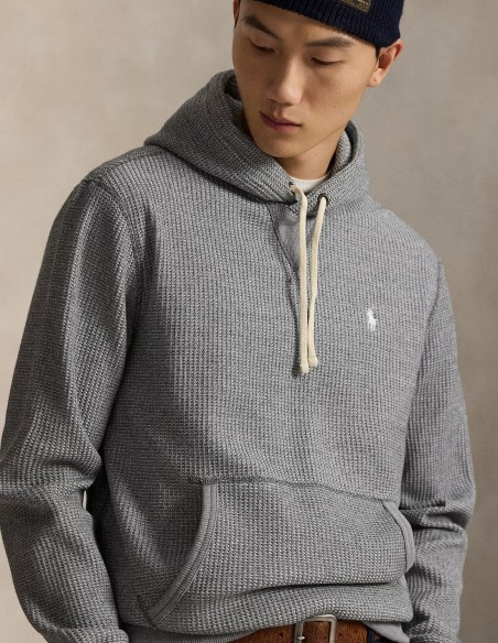 ΦΟΥΤΕΡ HOODIE FLEECE WAFFLE-KNIT