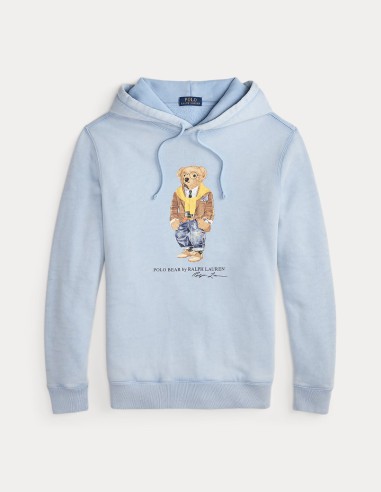 POLO BEAR GARMENT-DYED FLEECE HOODIE