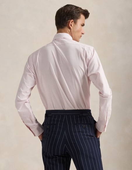 ΠΟΥΚΑΜΙΣΟ PLAID STRETCH POPLIN CUSTOM FIT