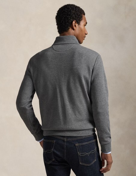 DOUBLE-KNIT MOCKNECK SWEATER