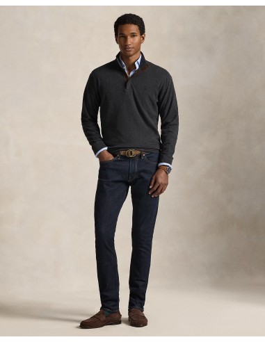 LUXURY JERSEY QUARTER-ZIP PULLOVER