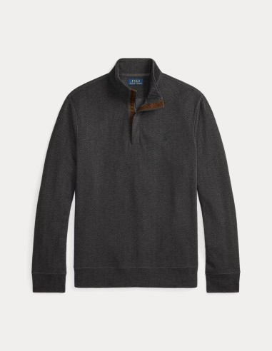 LUXURY JERSEY QUARTER-ZIP PULLOVER
