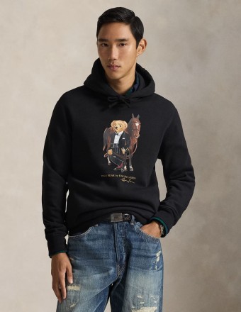 POLO BEAR FLEECE HOODIE