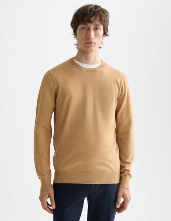 VISCOSE PULLOVER CREWNECK