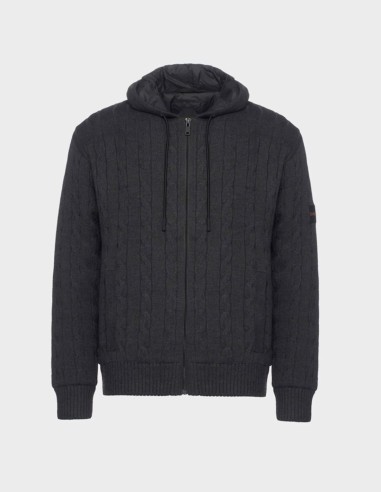 ZIP-UP WOOL SWEATER