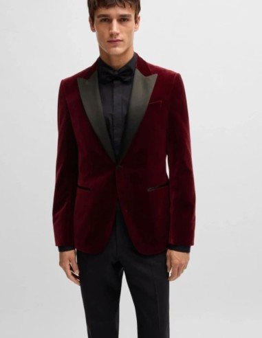 ΣΑΚΑΚΙ TUXEDO COTTON VELVET SLIM FIT