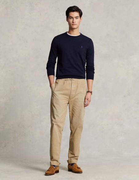 SLIM FIT COTTON SWEATER