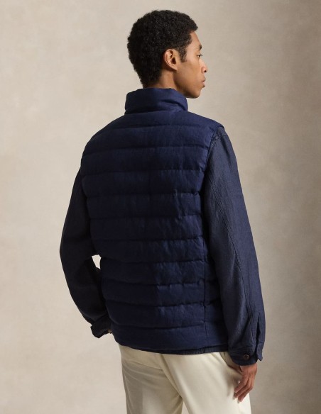 ΜΠΟΥΦΑΝ ΑΜΑΝΙΚΟ THE COLDEN LINEN GILET