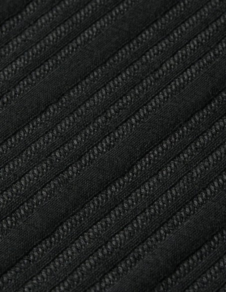 RELAXED FIT STRUCTURED RIBBED POLO SHIRT