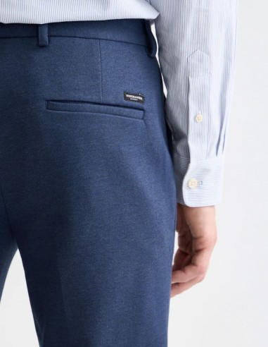 MOTT TAILORED COTTON BLEND JERSEY CHINO