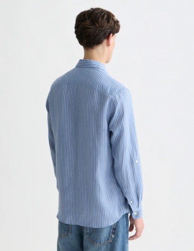 LINEN STRIPED SHIRT