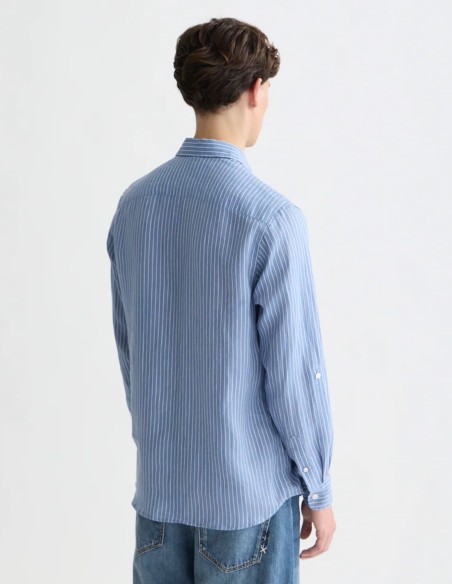 ΠΟΥΚΑΜΙΣΟ LINEN STRIPED