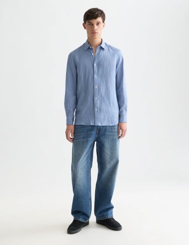 LINEN STRIPED SHIRT