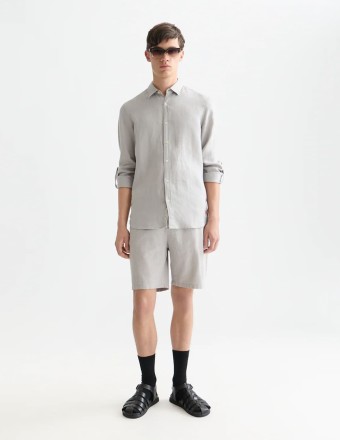 ESSENTIALS LINEN SHIRT 2