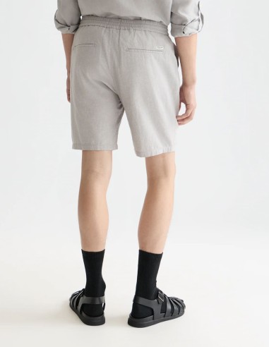 ΒΕΡΜΟΥΔΑ CHINO COTTON LINEN ESSENTIAL...