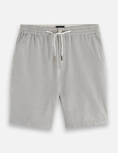 ΒΕΡΜΟΥΔΑ CHINO COTTON LINEN ESSENTIAL...