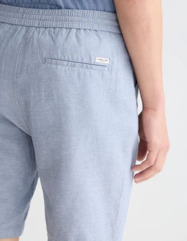 ΒΕΡΜΟΥΔΑ CHINO COTTON LINEN ESSENTIAL...