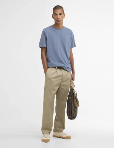 WASHED TARTAN T-SHIRT