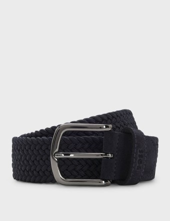 WOVEN BELT WITH LEATHER TRIMS 2