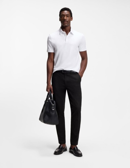 SLIM FIT PANTS IN A STRETCH-COTTON