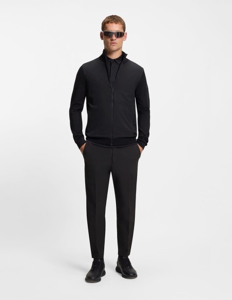 TAPERED FIT TROUSERS WITH WATER REPELLENT FINISH