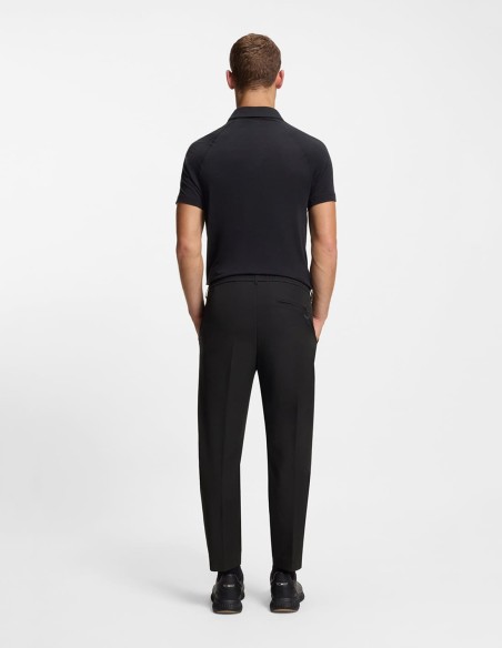 TAPERED FIT TROUSERS WITH WATER REPELLENT FINISH