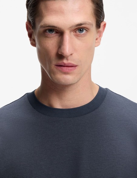 T-SHIRT BUBBLE-STRUCTURE COTTON