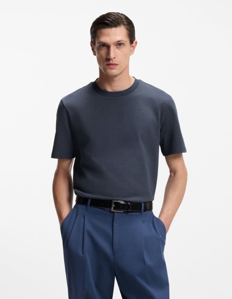 T-SHIRT BUBBLE-STRUCTURE COTTON