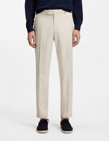 WASHABLE TAPERED FIT TROUSERS IN...
