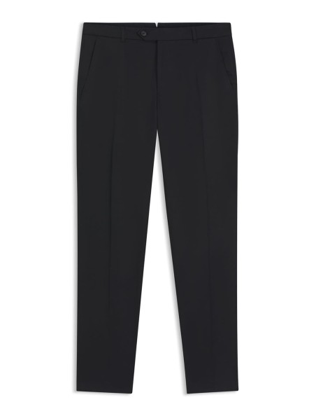 WASHABLE TAPERED FIT TROUSERS IN STRETCH FABRIC