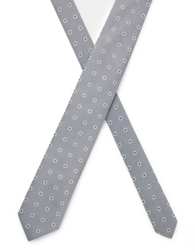 JACQUARD-PATTERN TIE IN SILK
