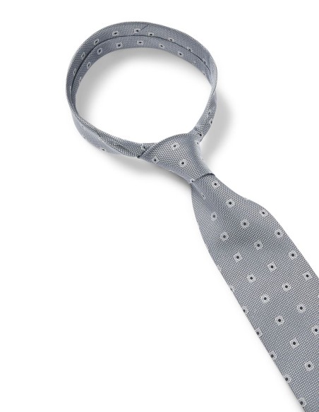 JACQUARD-PATTERN TIE IN SILK