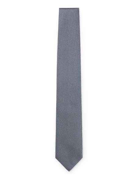 JACQUARD-PATTERN TIE IN SILK