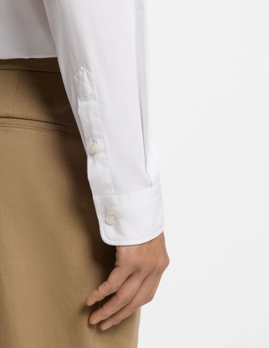 ΠΟΥΚΑΜΙΣΟ COTTON-BLEND SLIM FIT