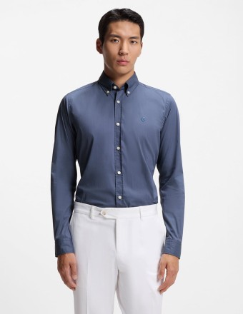 SLIM FIT SHIRT IN COTTON...