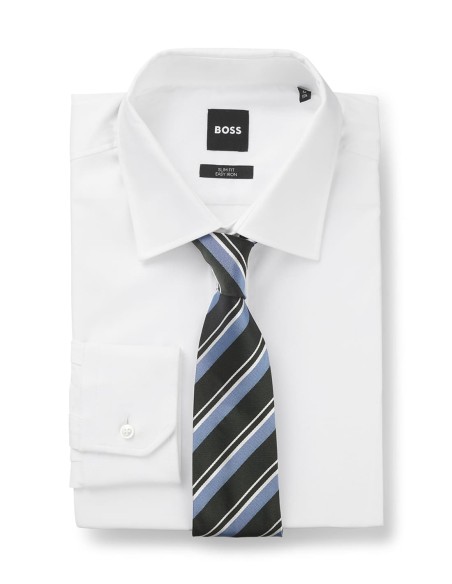 SILK TIE WITH JACQUARD PATTERN