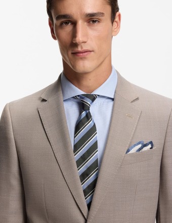 SILK TIE WITH JACQUARD PATTERN 2