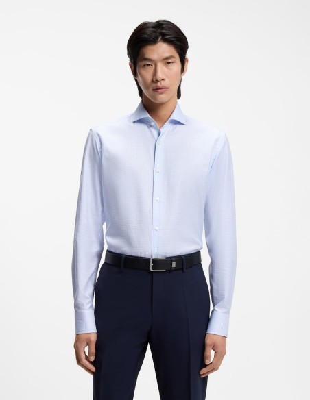 ΠΟΥΚΑΜΙΣΟ CHECKED COTTON TWILL REGULAR FIT