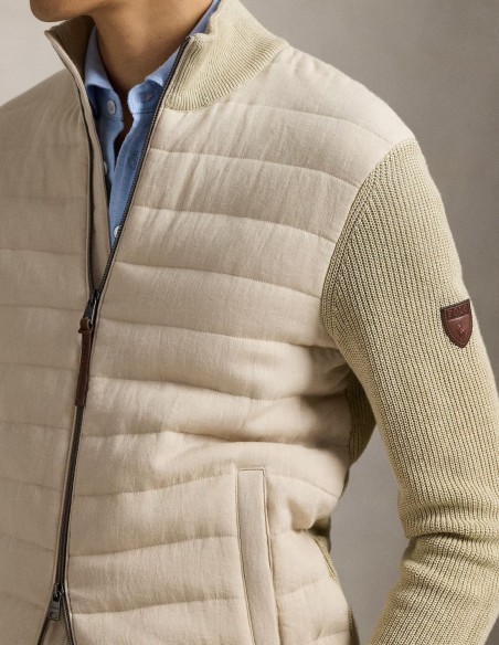 ΖΑΚΕΤΑ HYBRID LINEN FULL-ZIP