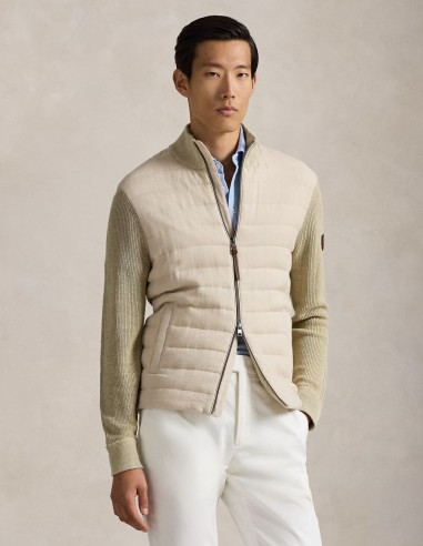 ΖΑΚΕΤΑ HYBRID LINEN FULL-ZIP