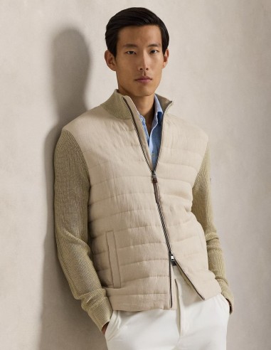 ΖΑΚΕΤΑ HYBRID LINEN FULL-ZIP