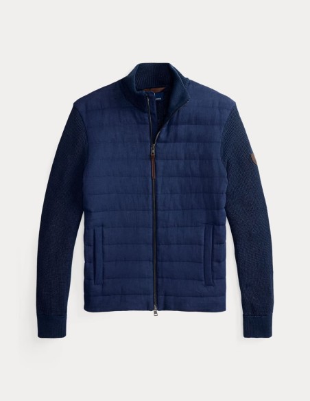 ΖΑΚΕΤΑ HYBRID LINEN FULL-ZIP