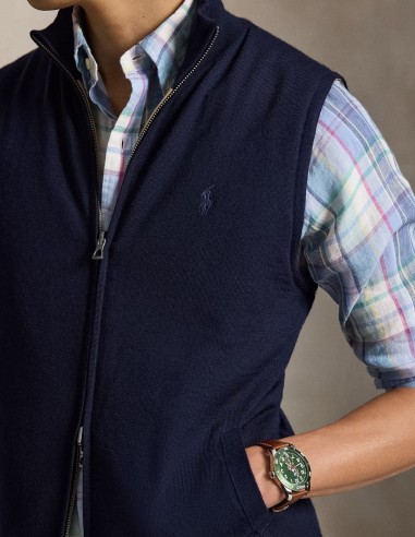 REVERSIBLE HYBRID SLEEVLESS JUMPER