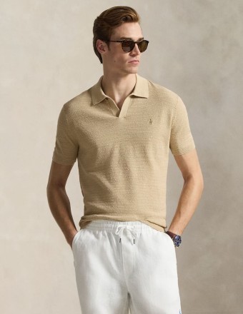 TEXTURED COTTON-LINEN JUMPER